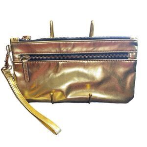 Gold Shiraleah Chicago Wristlet